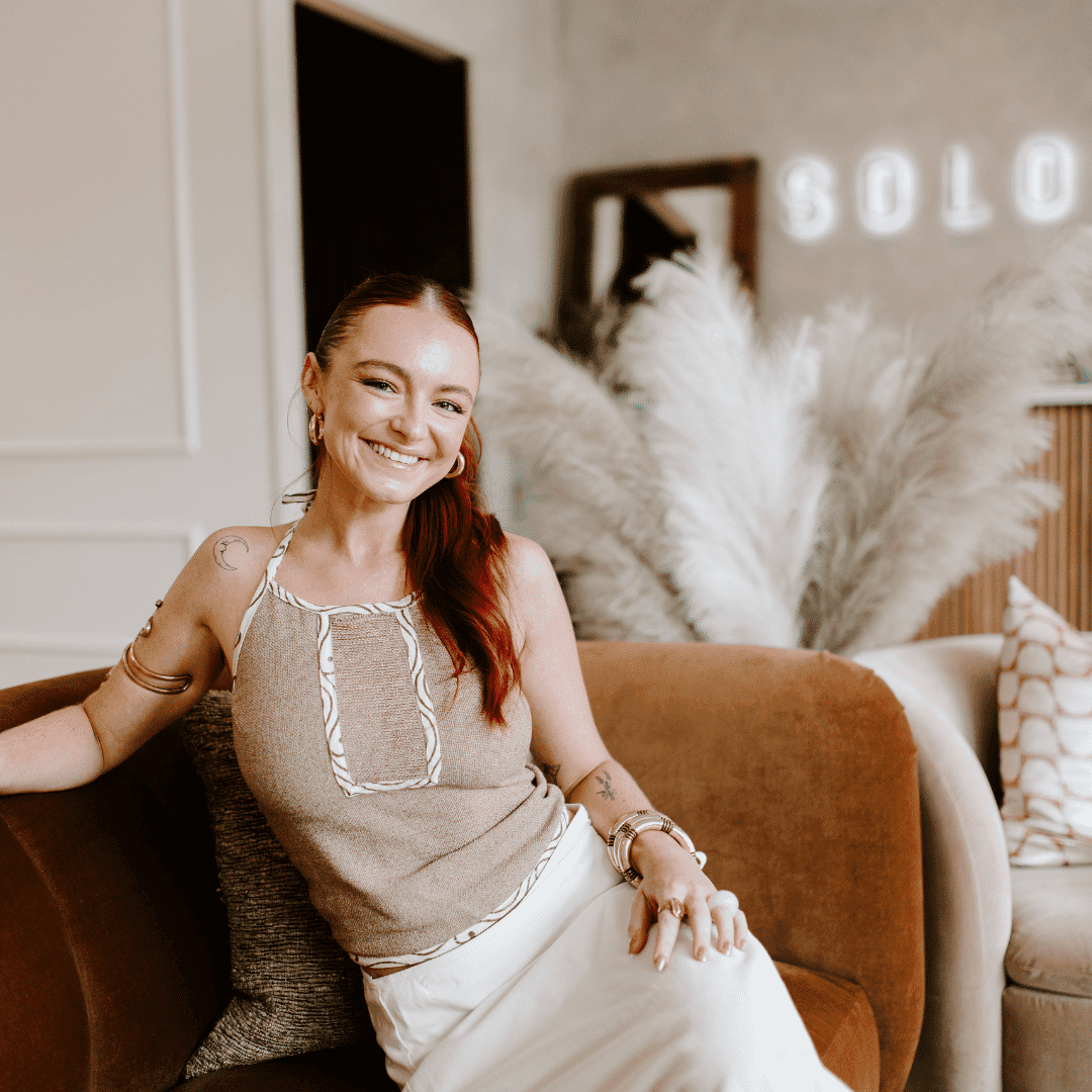 Portrait of Jensen, a professional stylist at Solo Salon, showcasing their expertise and style.